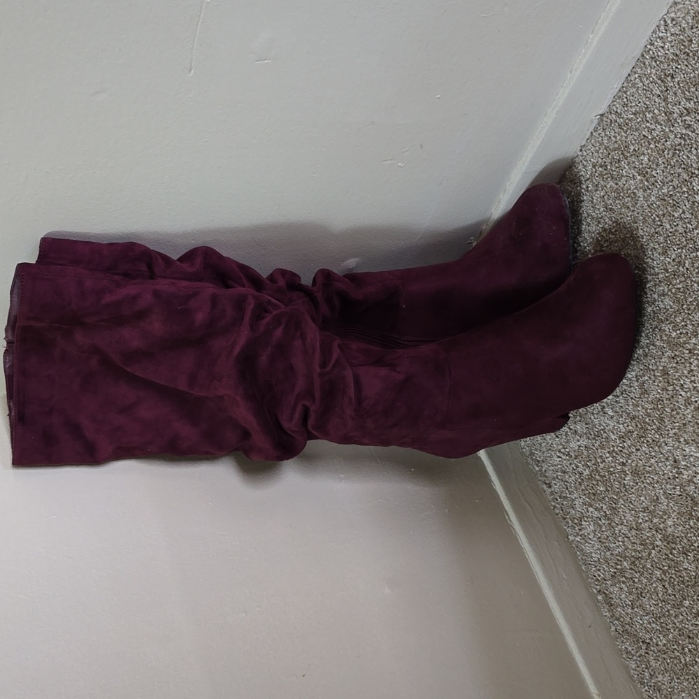 Torrid wine boots 9W